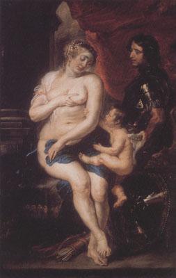 Peter Paul Rubens Venus,Mars and Cupid (mk01) France oil painting art